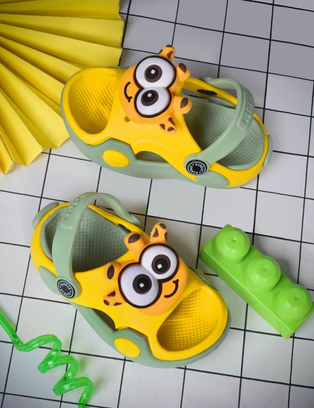 Shoelamb Mini Cartoon Clogs for Boys & Girls (18 Months–5 Years) | Lightweight EVA Slip-On Sandals