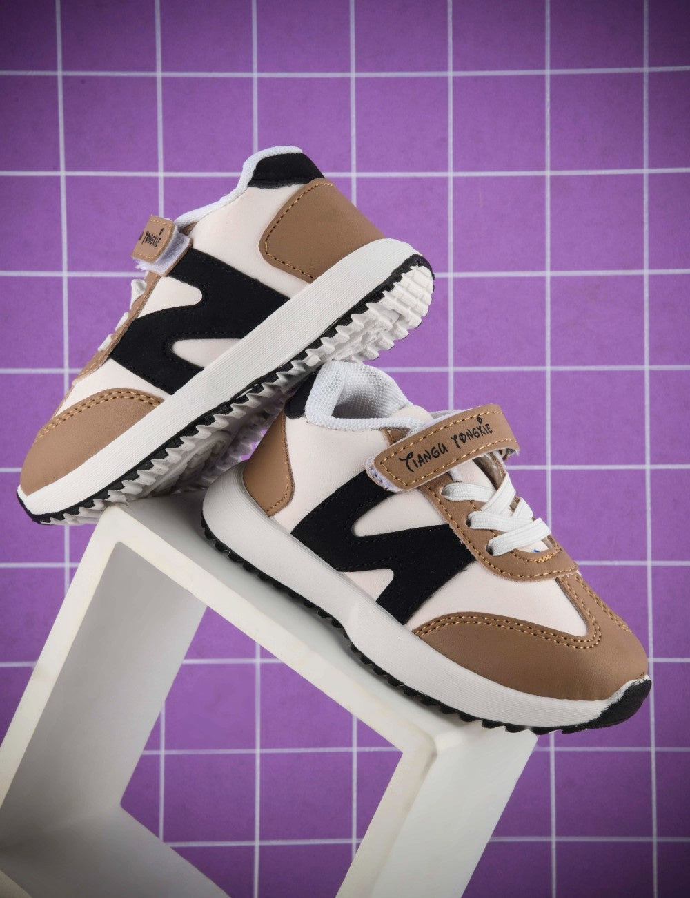 Shoelamb Mini Toddler Sneakers for Boys & Girls | Lightweight Velcro Casual Shoes