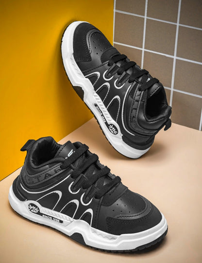 Shoelamb Mini Urban High-Top Sneakers for Boys & Girls | Lightweight Everyday Sports Shoes