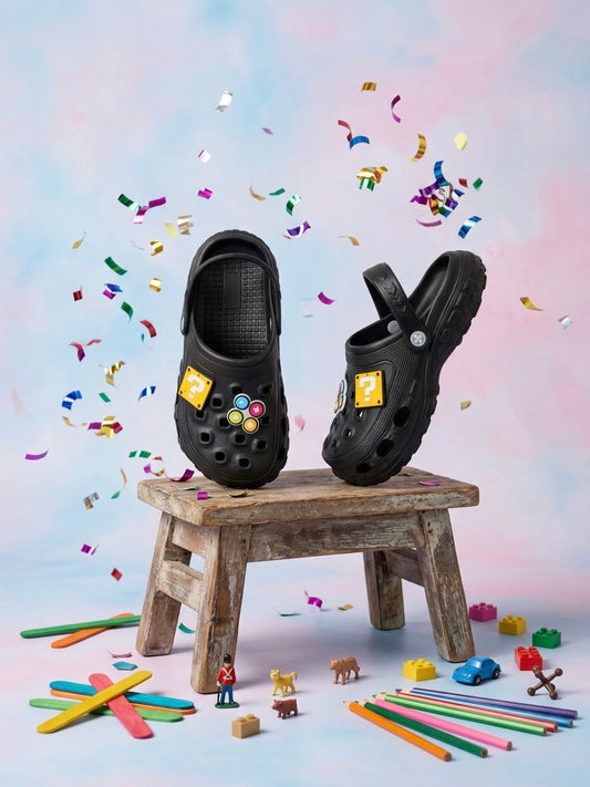 Clogs For Boys - Black