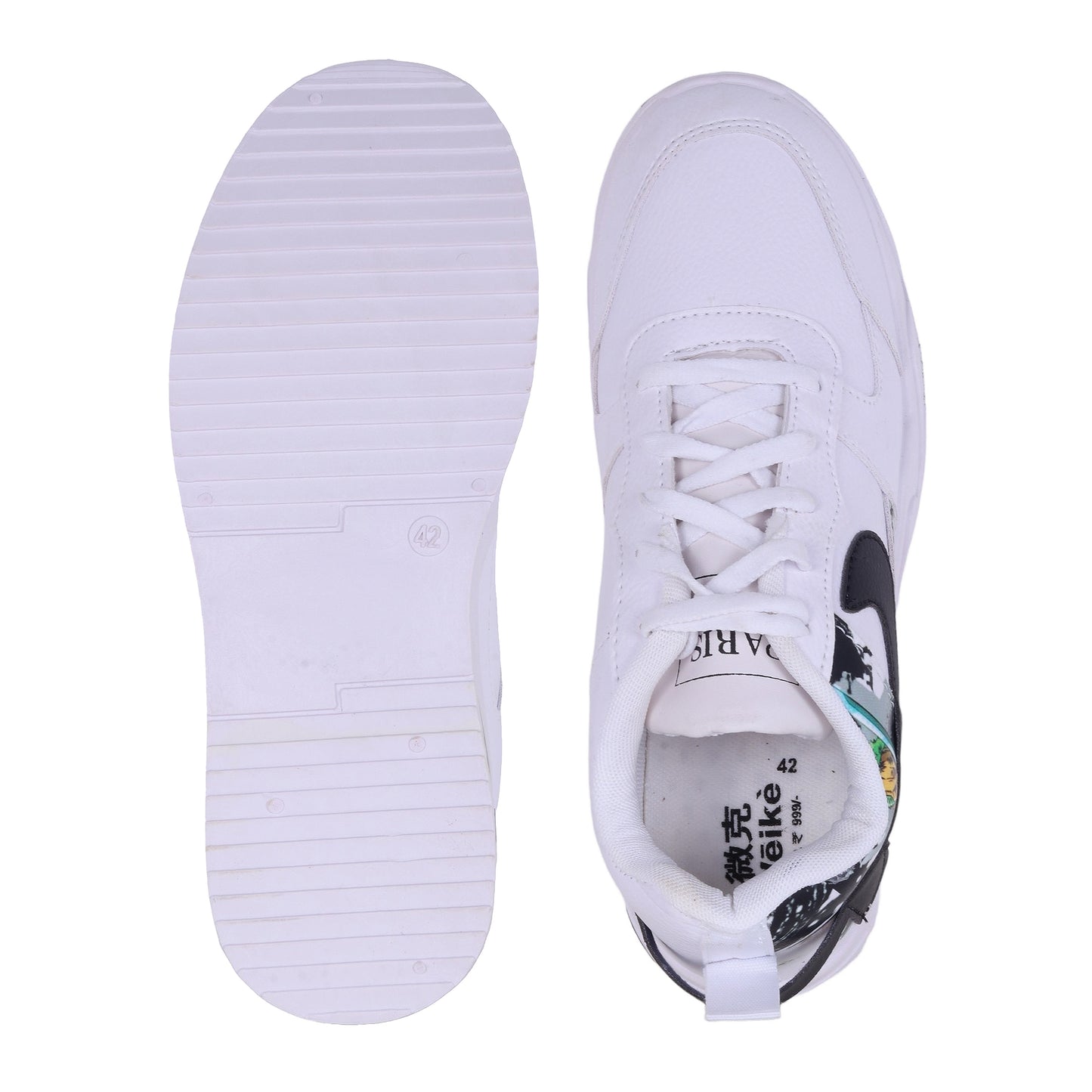 Men AIrlift Lace-Up White Sneaker