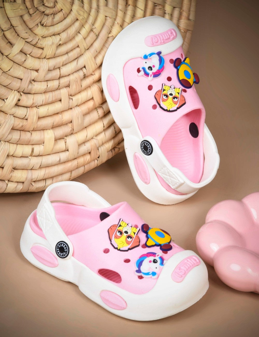 Shoelamb Mini Cartoon Clogs for Boys & Girls | Lightweight EVA Slip-On Sandals